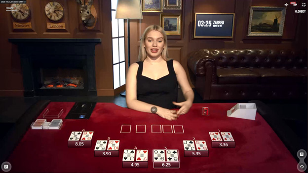 لعبة البوكر الحية